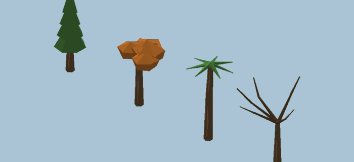 Low Poly Tree Generator preview 3