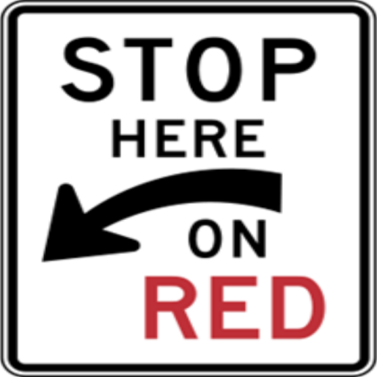 stop here on red sign Roblox decal