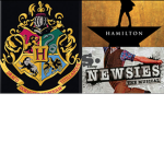 Hamilton+Newsies+Harry Potter