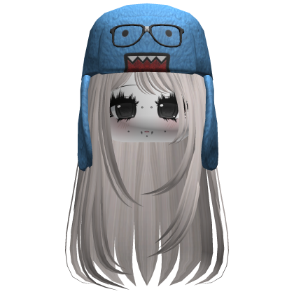 Domo Long Girl Hair Silver V2
