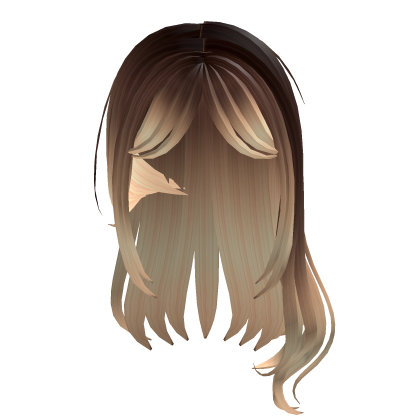 Brown to Blonde Side Swept Girl Hair Roblox item