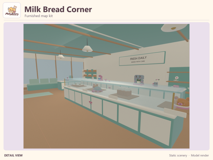 MellowBakery Milk Bread Corner - Map Kit preview 1