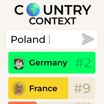 🌍 Context: Guess The Country 