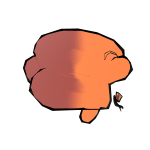 orange haired gradient shooter
