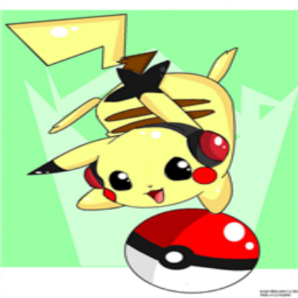 Pikachu~ Music Roblox decal
