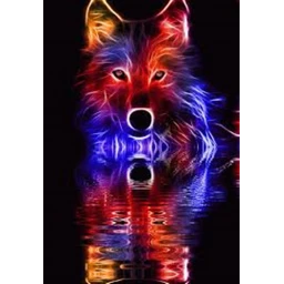 super wolf fan world icon