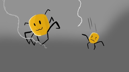 Obby but you're a Spider