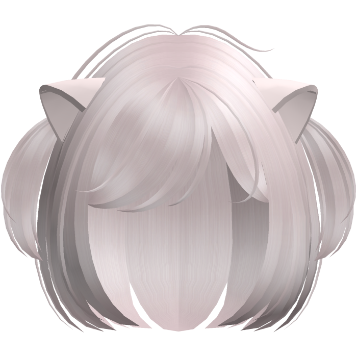 ♡ ⸝⸝⩊ 🦴 neko cutecore haircut in ash pink