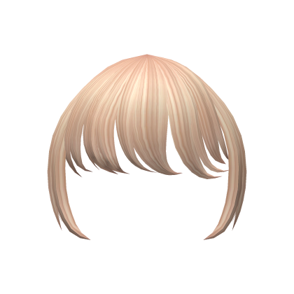Cute Curled Bangs (Blonde) Roblox item
