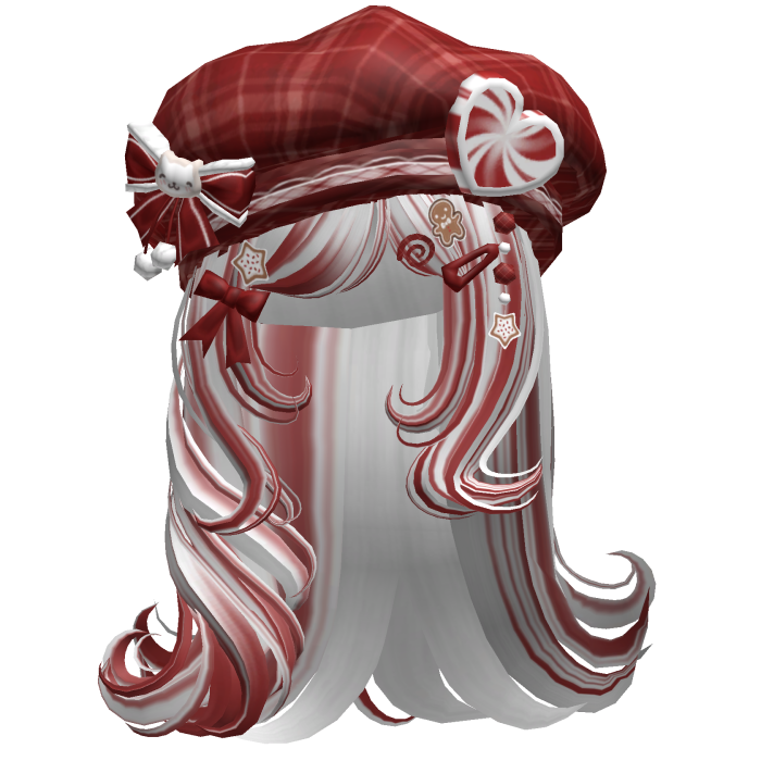 ♡ Christmas Fluffy Beret Combo (White & Red)