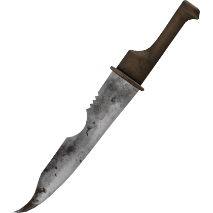 Light Silver Horror Rusty Goth Great Sword Knife Roblox item