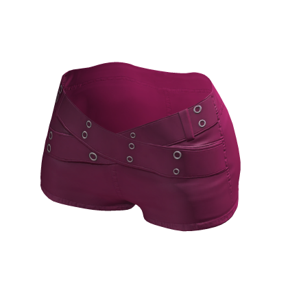 Leather Shorts / Pink