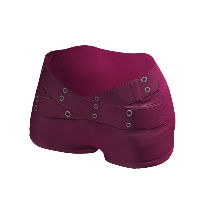 Leather Shorts / Pink