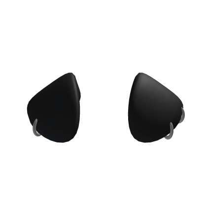 Pierced Black Puppy Dog Ears