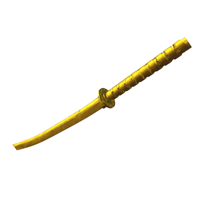 Glowing Golden Katana - Left thumbnail