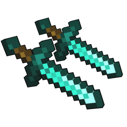 [ANIMATED] Netherite & Diamond Swords