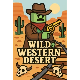Wild western desert icon