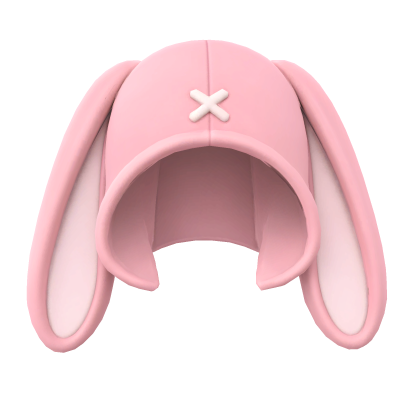 Pink Bunny Hood