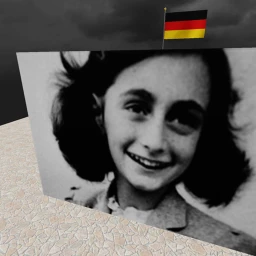 Memorial of Anne frank icon