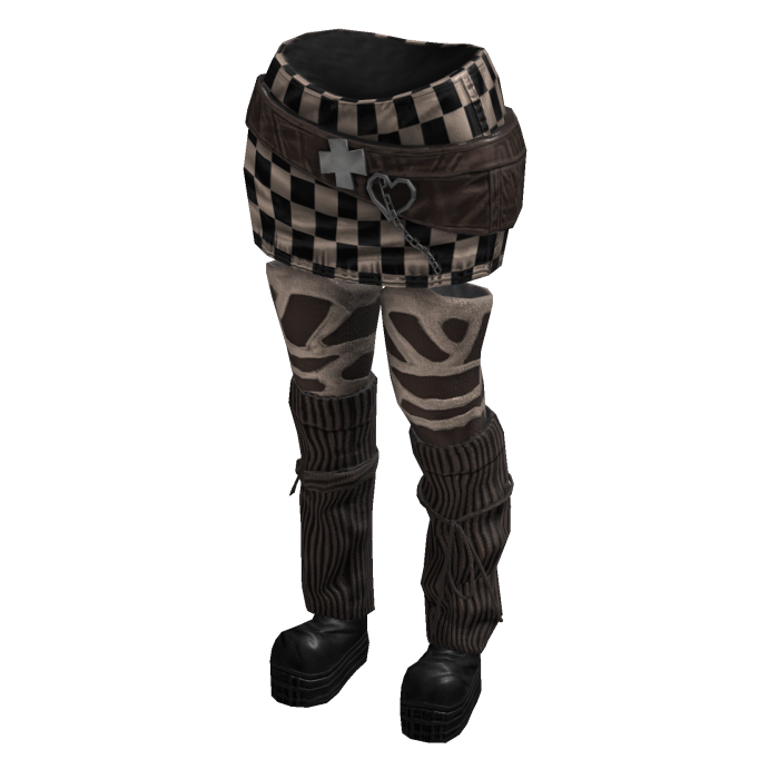 Chic Sporty Ura - Hara Skirt (Beige Brown)