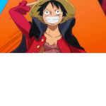 Straw-hat pirates Luffy and Zoro and Nami