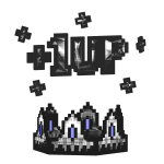 (⌛Animated + Limited) 8-Bit LIFE Royal Crown White