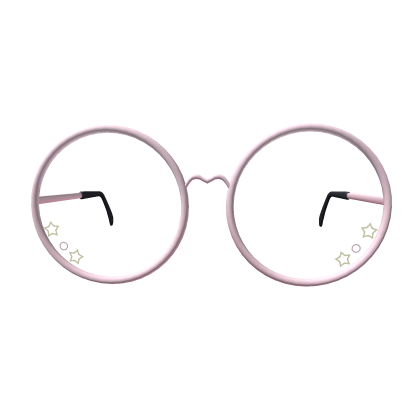 cute pink glasses
