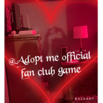 Adopt me official fan club game