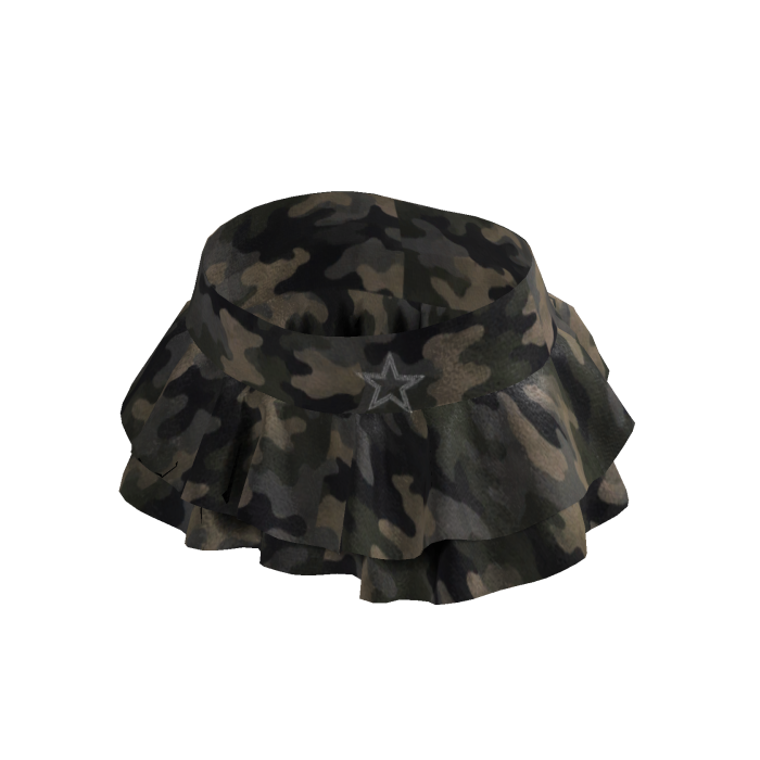 Dark Camo Star Skirt