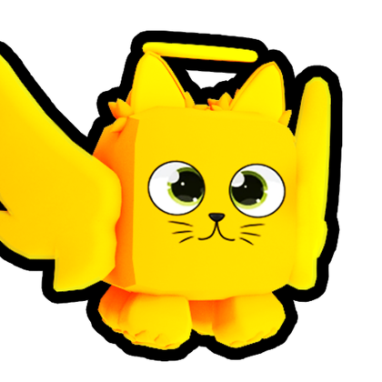 Gold Angel Cat