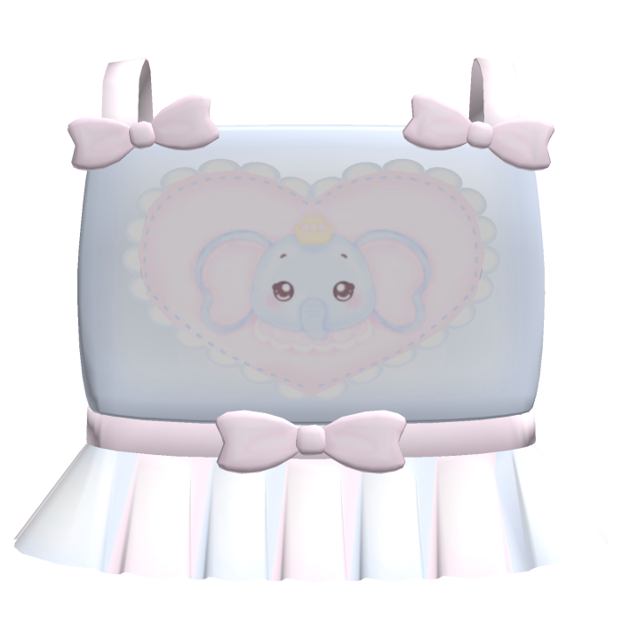♡ sweet little elephant overalls