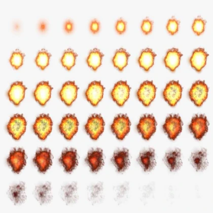 Explosion sprite sheet