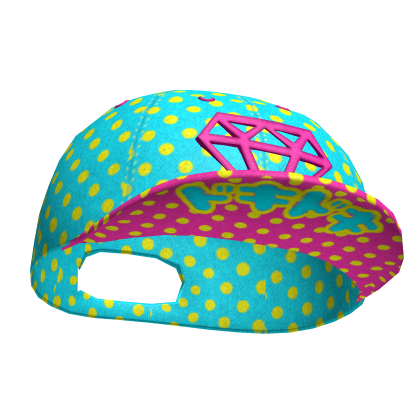 ♡ harajuku polka dot stackable diamond snapback 