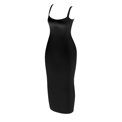 Black Silk Long Summer Dress | Roblox Item
