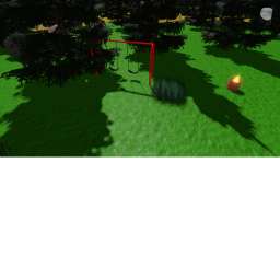 The swing in the woods