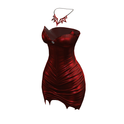 Red Mini Corset Dress thumbnail