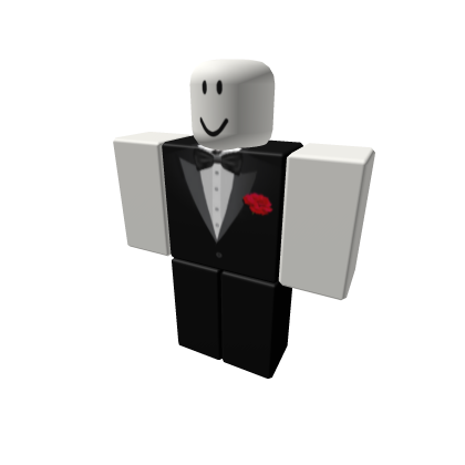 BLACK TUXEDO PROM SUIT TUX - Roblox
