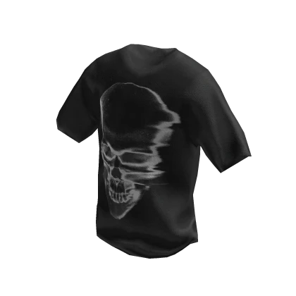 Skull Vintage Y2K Black T-Shirt | Roblox Item - Rolimon's
