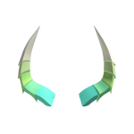 [ pbr ] Green/White Pastel Horns [ v2 ]