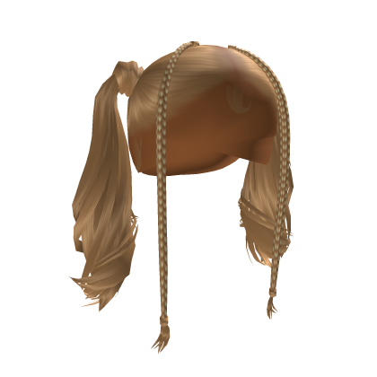 Twistie Pigtails W/ Braids [Blonde] Roblox item