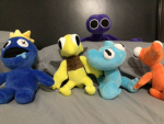 Rainbow friends plush group