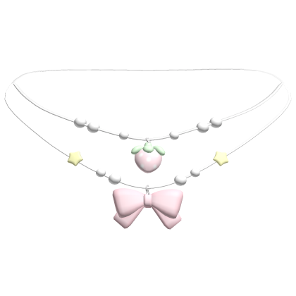 ♡ cutesy strawberry necklace 3.0