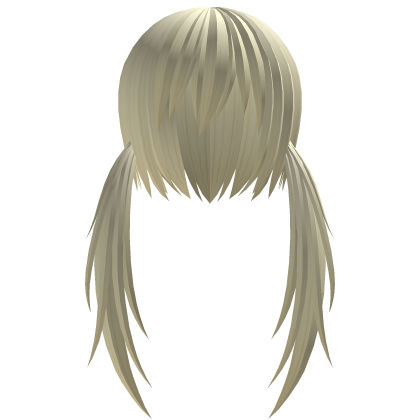 Long Choppy Anime Twintails (Blonde) Roblox item