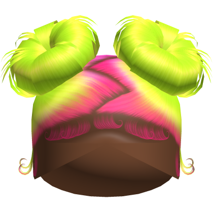Doll Zig-Zag Part Double Buns (Scene)
