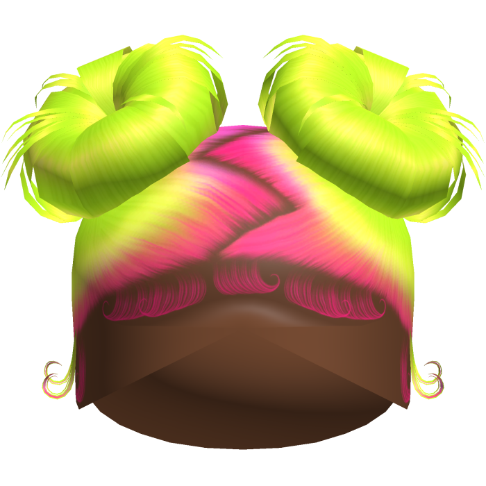 Doll Zig-Zag Part Double Buns (Scene)