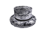 Black & White Abstract Top Hat