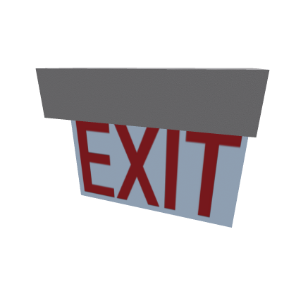 Modern Exit Sign