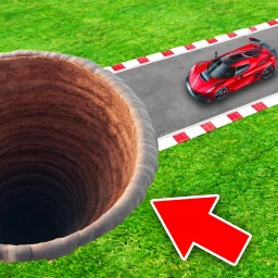 Jump Into Biggest Hole In Car icon