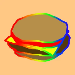 hamburger game test icon