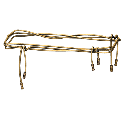 Gold Chrome Rope Waist Belt thumbnail
